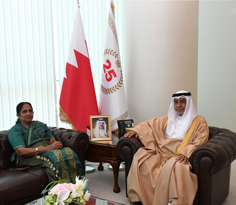 وزير شؤون مجلسي الشورى والنواب يستقبل سفيرة جمهورية سيريلانكا الديمقراطية الاشتراكية